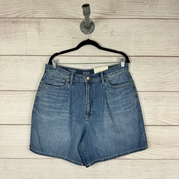 A New Approach Women's Highest Rise 7 Inch Denim Shorts Size 14 - Picture 1 of 8